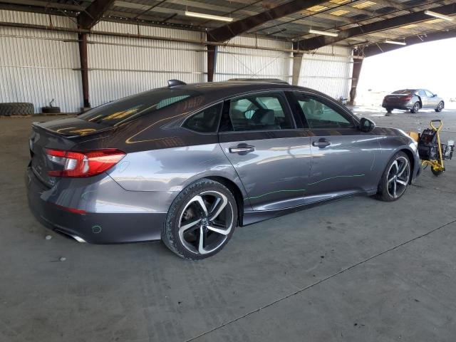1HGCV2F31KA027668 - 2019 HONDA ACCORD SPORT Մոխրագույն լուսանկար 3