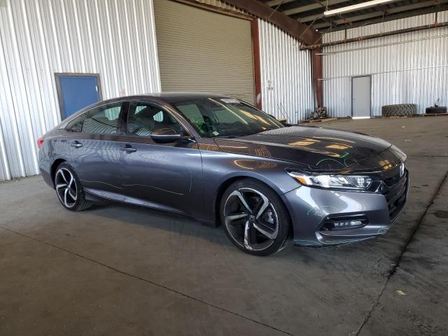 1HGCV2F31KA027668 - 2019 HONDA ACCORD SPORT Մոխրագույն լուսանկար 4