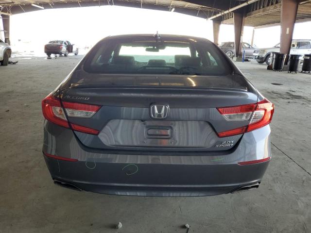 1HGCV2F31KA027668 - 2019 HONDA ACCORD SPORT Մոխրագույն լուսանկար 6