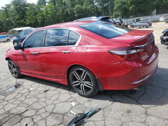 1HGCR2F51GA076382 - 2016 HONDA ACCORD SPORT RED photo 2
