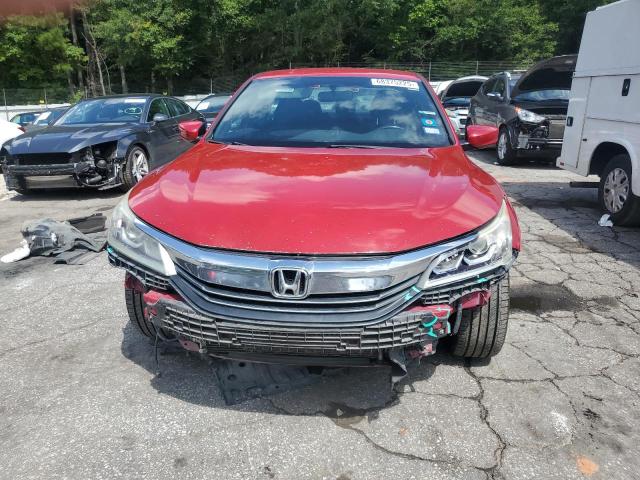 1HGCR2F51GA076382 - 2016 HONDA ACCORD SPORT RED photo 5