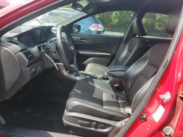 1HGCR2F51GA076382 - 2016 HONDA ACCORD SPORT RED photo 7