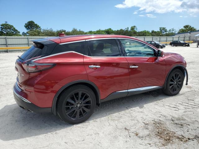 5N1AZ2CS4NC108948 - 2022 NISSAN MURANO SL BURGUNDY photo 3