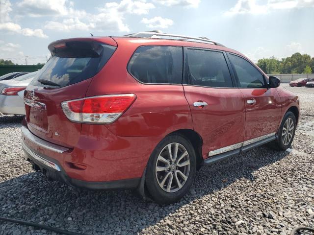 5N1AR2MN3EC700804 - 2014 NISSAN PATHFINDER S Rojo foto 3