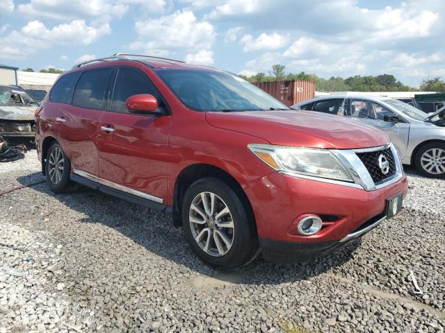 5N1AR2MN3EC700804 - 2014 NISSAN PATHFINDER S Rojo foto 4