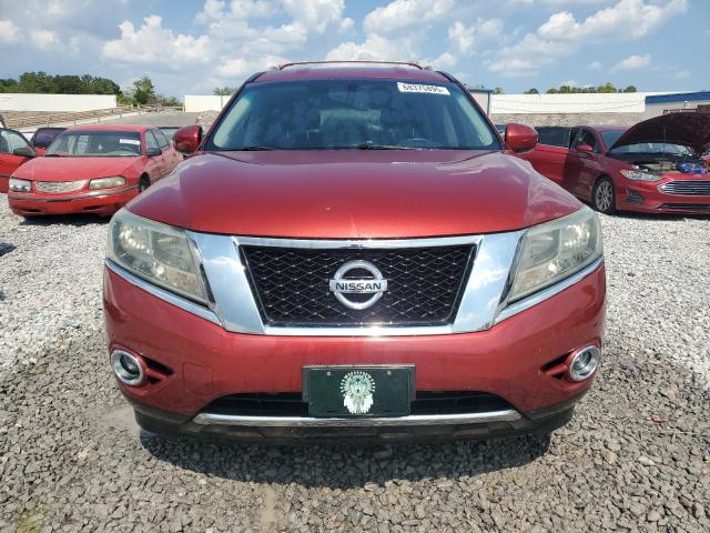 5N1AR2MN3EC700804 - 2014 NISSAN PATHFINDER S Rojo foto 5