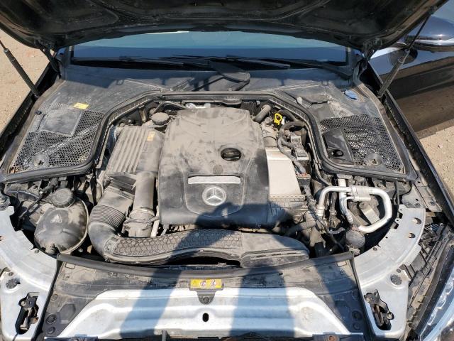 55SWF4KB5GU132177 - 2016 MERCEDES-BENZ C 300 4MATIC BLACK photo 11