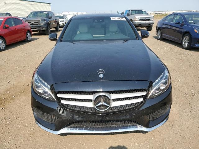 55SWF4KB5GU132177 - 2016 MERCEDES-BENZ C 300 4MATIC BLACK photo 5