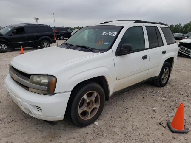 1GNDS13S482215211 - 2008 CHEVROLET TRAILBLAZR LS WHITE photo 1