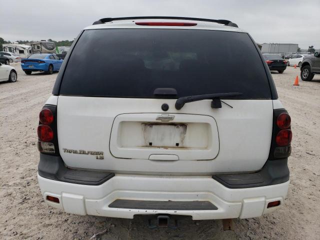 1GNDS13S482215211 - 2008 CHEVROLET TRAILBLAZR LS WHITE photo 6