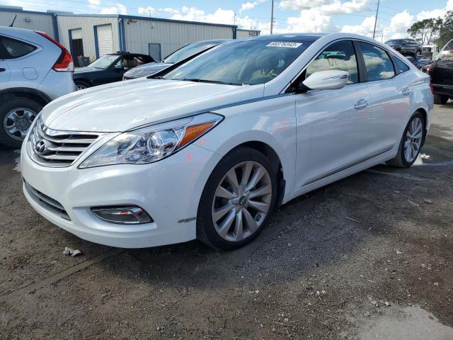 KMHFH4JG5EA398227 - 2014 HYUNDAI AZERA GLS WHITE photo 1