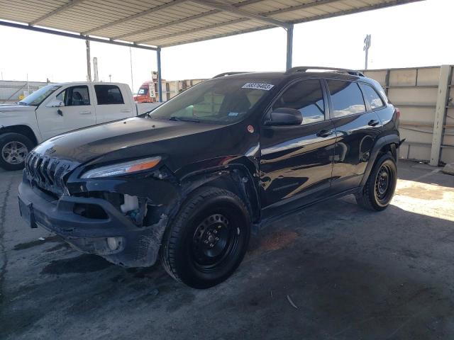1C4PJMBS4GW306269 - 2016 JEEP CHEROKEE TRAILHAWK BLACK photo 1