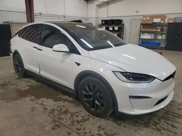 7SAXCBE63NF343217 - 2022 TESLA MODEL X 白色 照片 4