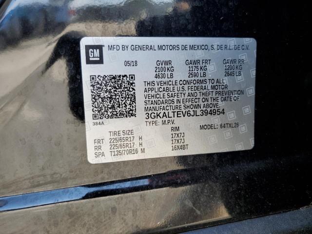 3GKALTEV6JL394954 - 2018 GMC TERRAIN SLE Қара фото 14