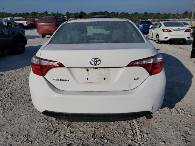 2T1BURHEXGC545110 - 2016 TOYOTA COROLLA L WHITE photo 6