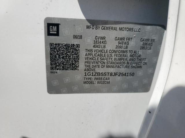 1G1ZB5ST8JF254150 - 2018 CHEVROLET MALIBU LS Weiß Foto 13