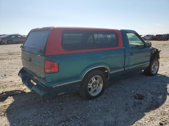 1GCCS14Z2SK111758 - 1995 CHEVROLET S TRUCK S10 TEAL photo 3