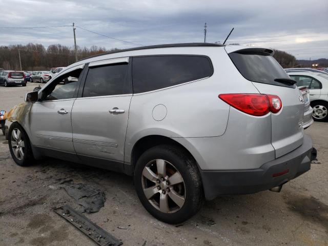 1GNKVLED7CJ241762 - 2012 CHEVROLET TRAVERSE LTZ SILVER photo 2