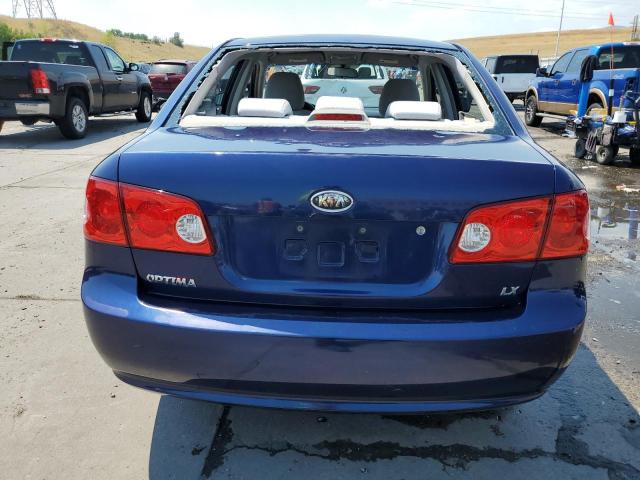 KNAGE123485244016 - 2008 KIA OPTIMA LX BLUE photo 6