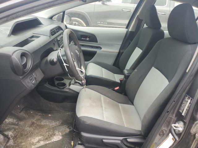 JTDKDTB39D1046903 - 2013 TOYOTA PRIUS C GRAY photo 7