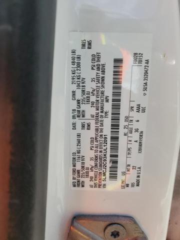 5LMCJ2C93KUL12091 - 2019 LINCOLN MKC SELECT 白色 照片 12