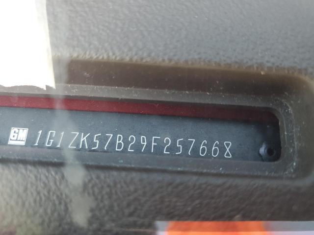 1G1ZK57B29F257668 - 2009 CHEVROLET MALIBU LTZ წითელი ფოტო 13