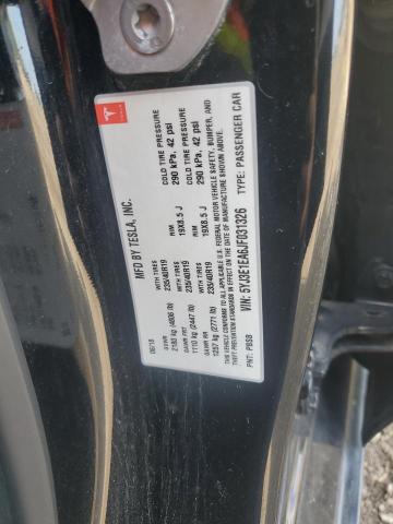 5YJ3E1EA6JF031326 - 2018 TESLA MODEL 3 Siyah fotoğraf 12