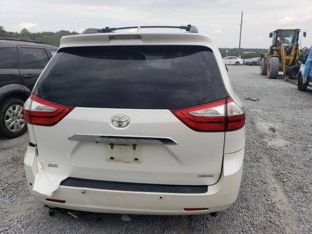 5TDYK3DC8FS635640 - 2015 TOYOTA SIENNA XLE WHITE photo 6