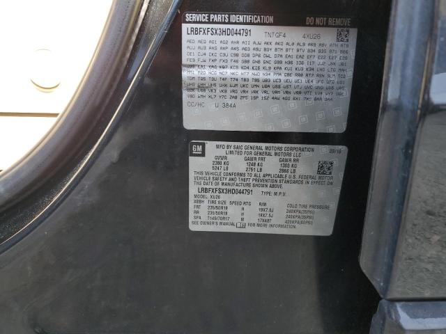 LRBFXFSX3HD044791 - 2017 BUICK ENVISION PREMIUM II Qara foto 13