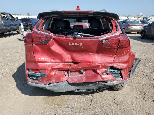 KNDCE3LG4N5139891 - 2022 KIA NIRO EX PREMIUM BURGUNDY photo 6