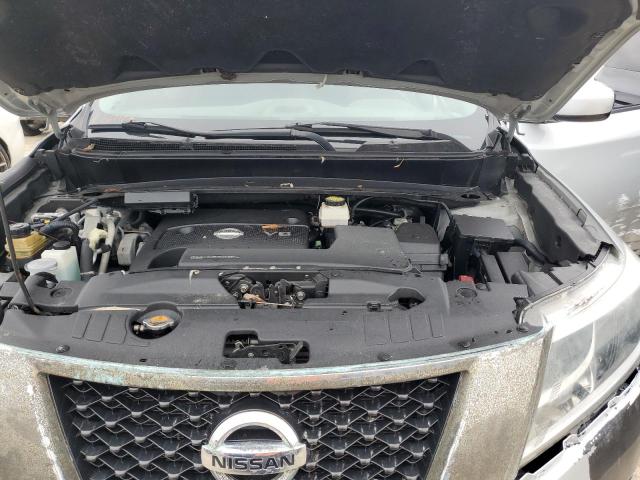 5N1AR2MN5DC609516 - 2013 NISSAN PATHFINDER S SILVER photo 11