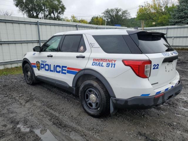 1FM5K8AB2LGB83911 - 2020 FORD EXPLORER POLICE INTERCEPTOR WHITE photo 2
