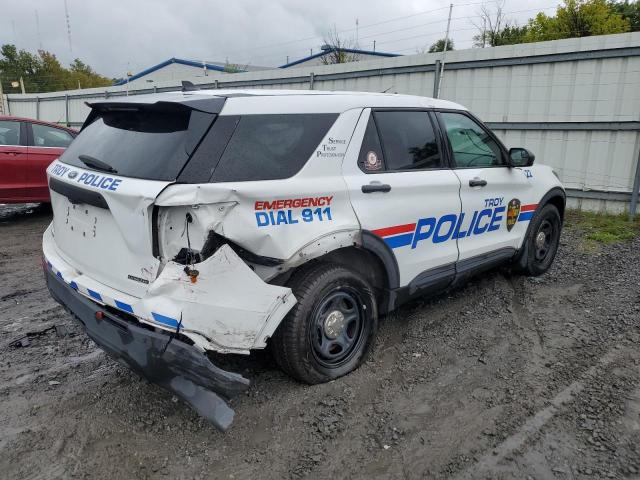 1FM5K8AB2LGB83911 - 2020 FORD EXPLORER POLICE INTERCEPTOR WHITE photo 3