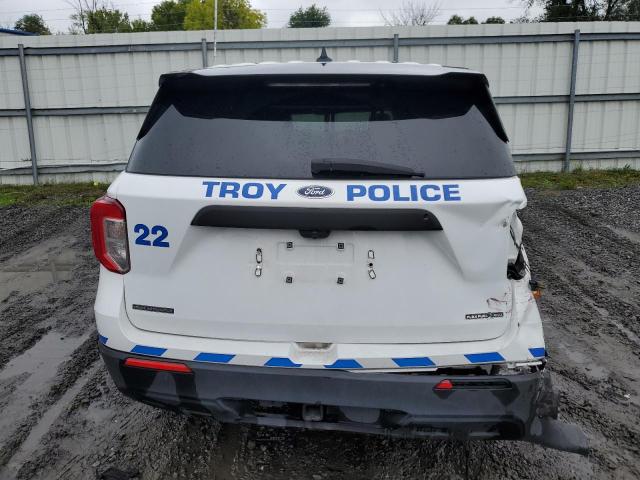 1FM5K8AB2LGB83911 - 2020 FORD EXPLORER POLICE INTERCEPTOR WHITE photo 6