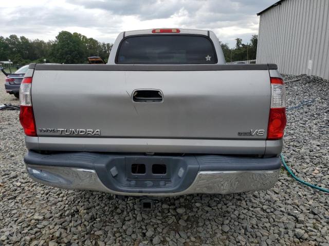 5TBET341X6S527916 - 2006 TOYOTA TUNDRA DOUBLE CAB SR5 SILVER photo 6