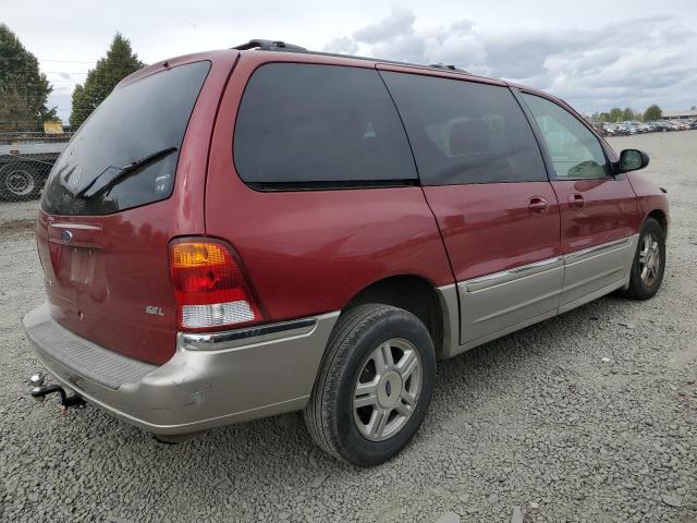 2FMZA56433BB10051 - 2003 FORD WINDSTAR SEL RED photo 3