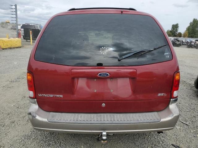 2FMZA56433BB10051 - 2003 FORD WINDSTAR SEL RED photo 6