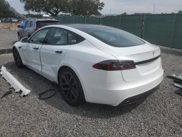 5YJSA1E52MF452636 - 2021 TESLA MODEL S Սպիտակ լուսանկար 2