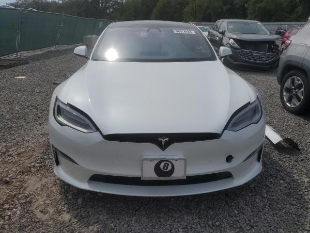 5YJSA1E52MF452636 - 2021 TESLA MODEL S Սպիտակ լուսանկար 5