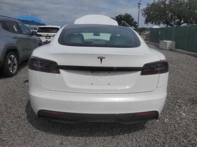 5YJSA1E52MF452636 - 2021 TESLA MODEL S Սպիտակ լուսանկար 6