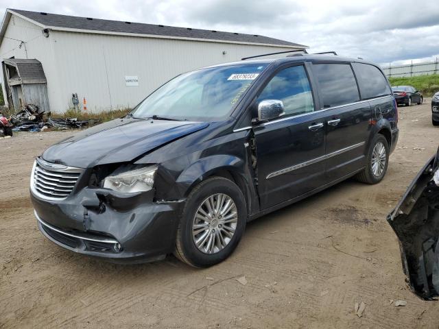 2C4RC1CG4ER273128 - 2014 CHRYSLER TOWN & COU TOURING L CHARCOAL photo 1