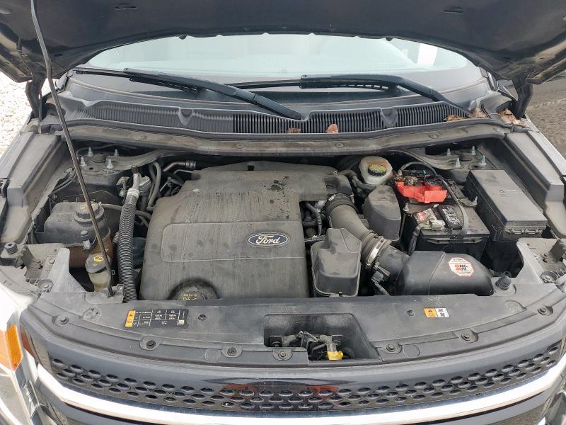 1FM5K7F82DGA33807 - 2013 FORD EXPLORER LIMITED Սև լուսանկար 12