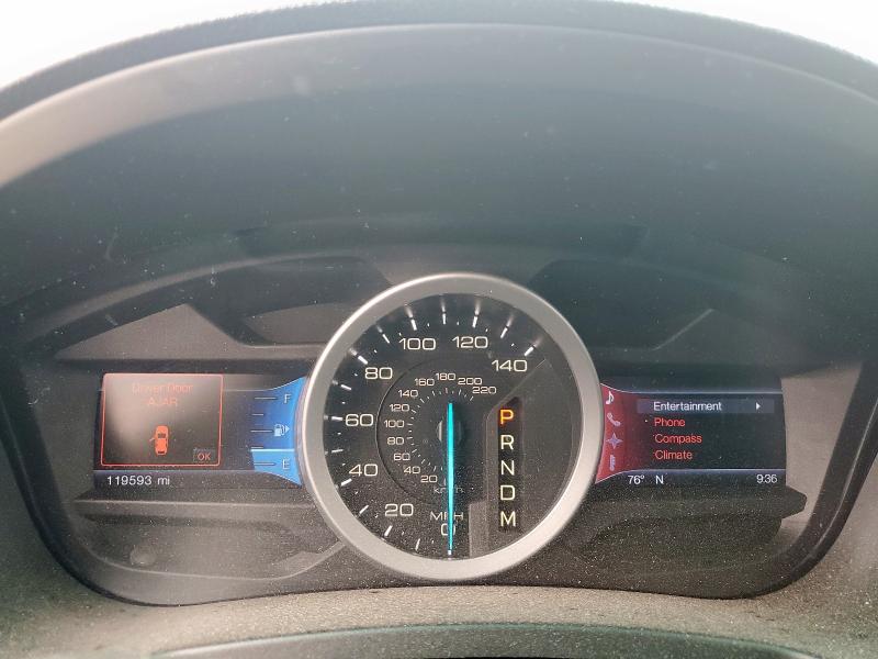 1FM5K7F82DGA33807 - 2013 FORD EXPLORER LIMITED Սև լուսանկար 9