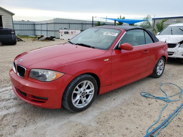 WBAUL735X9VJ75698 - 2009 BMW 128 I RED photo 1