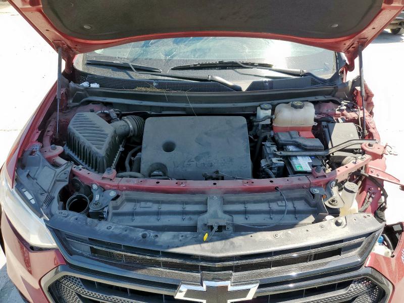 1GNERGKW9MJ212974 - 2021 CHEVROLET TRAVERSE LT 红色 照片 11