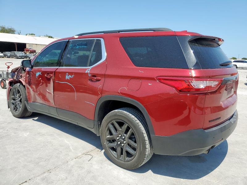 1GNERGKW9MJ212974 - 2021 CHEVROLET TRAVERSE LT 红色 照片 2