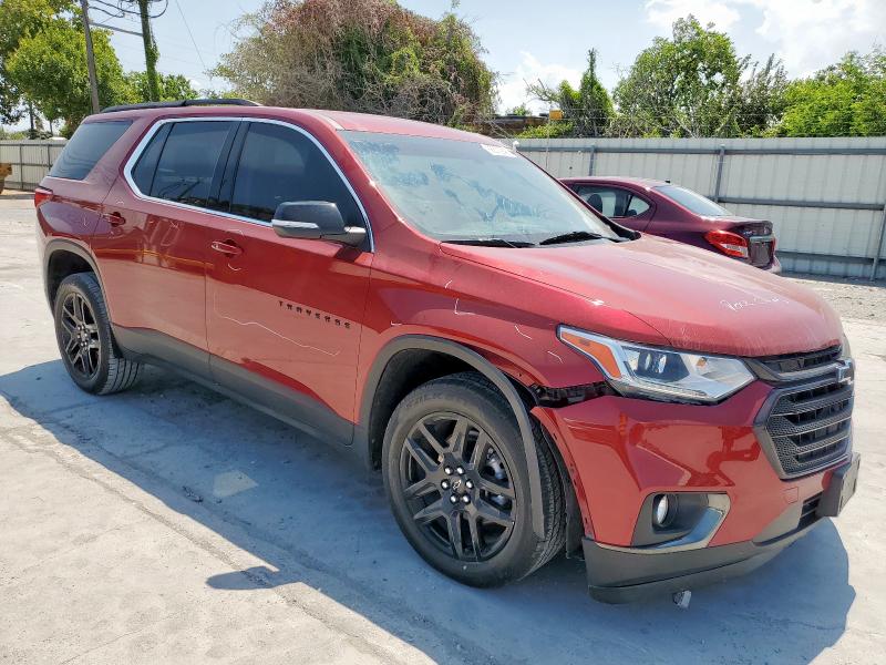 1GNERGKW9MJ212974 - 2021 CHEVROLET TRAVERSE LT 红色 照片 4