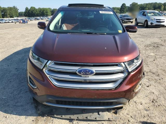 2FMPK3K81FBB37366 - 2015 FORD EDGE TITANIUM BROWN photo 5