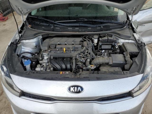 3KPA24AD8ME378636 - 2021 KIA RIO LX SILVER photo 11