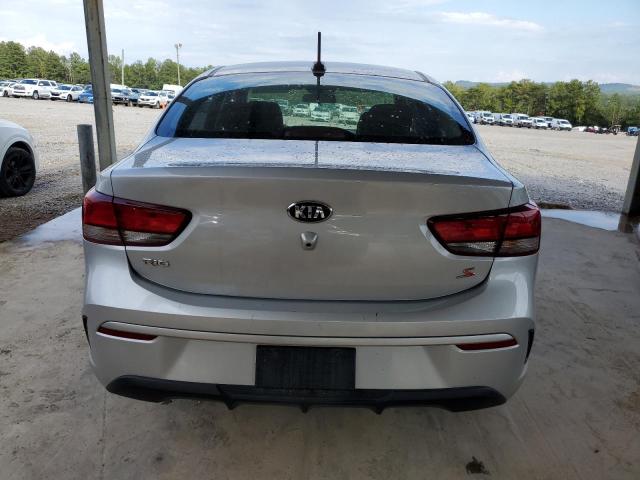 3KPA24AD8ME378636 - 2021 KIA RIO LX SILVER photo 6